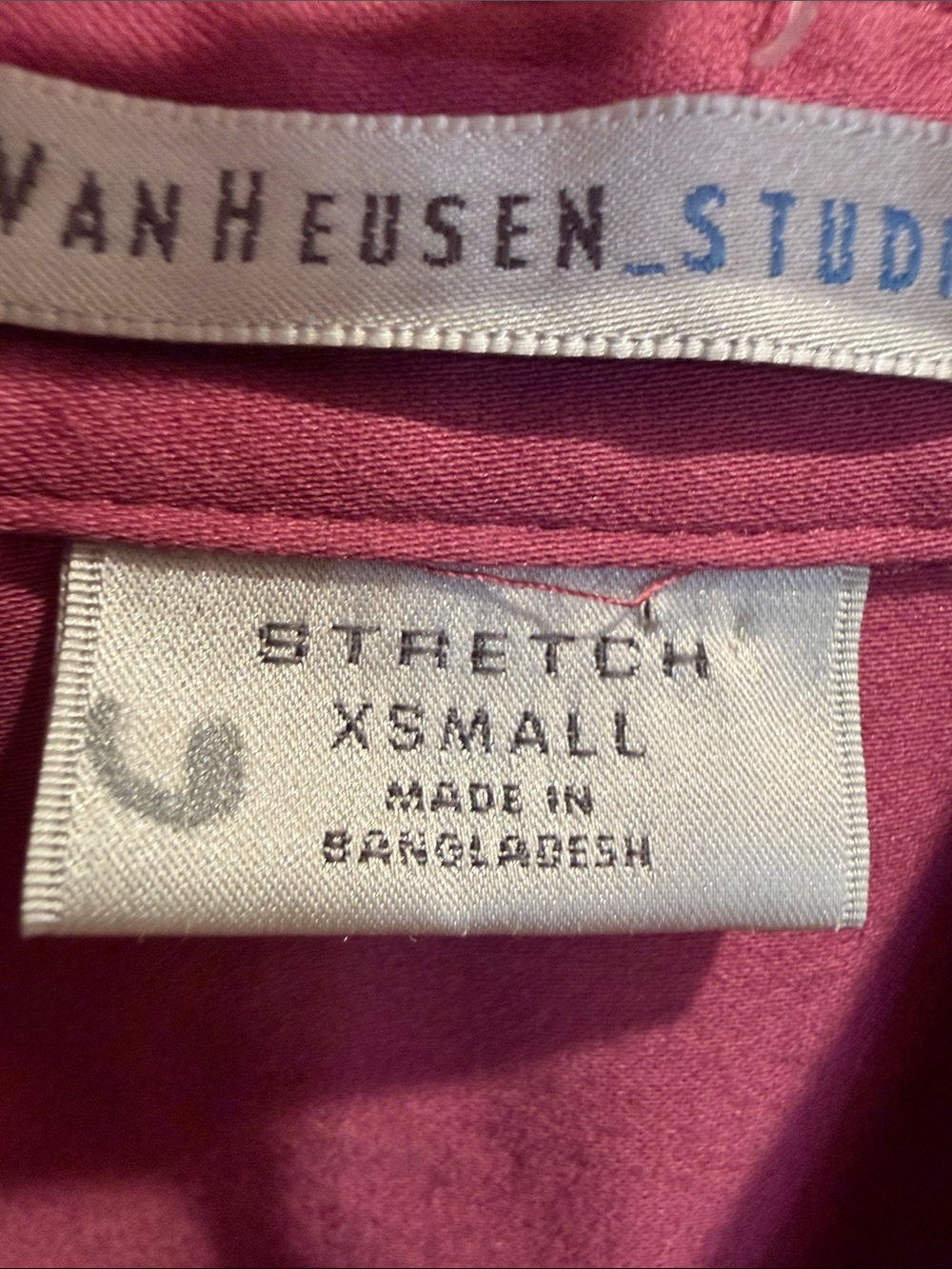 Van Heusen Sleeveless Button-Front Shirt - Deep Raspberry - Picture 2 of 9